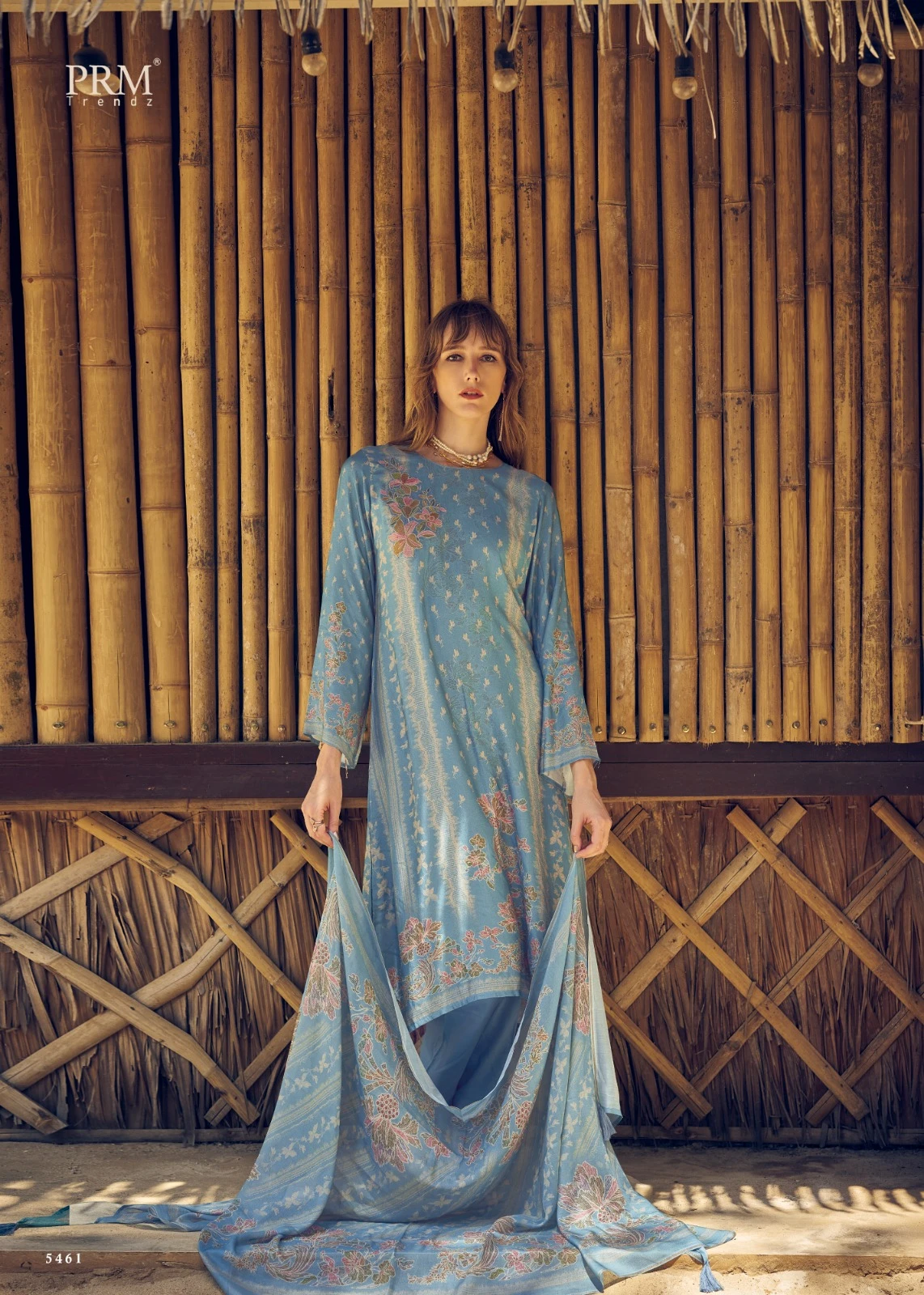 Prm Trendz Mehreen Pure Musline Silk Wholesale Fancy Salwar Suit Catalog — Wholesale Salwar Suits, MPA wholesale from Surat — view 5